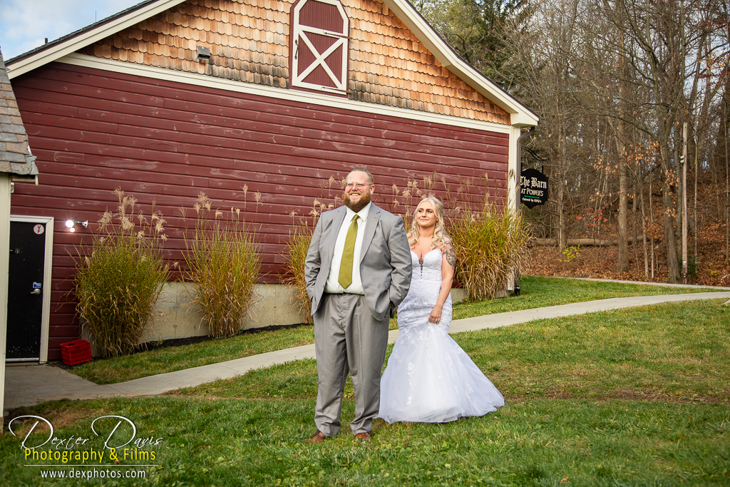 wedding photos at The Barn at Powers