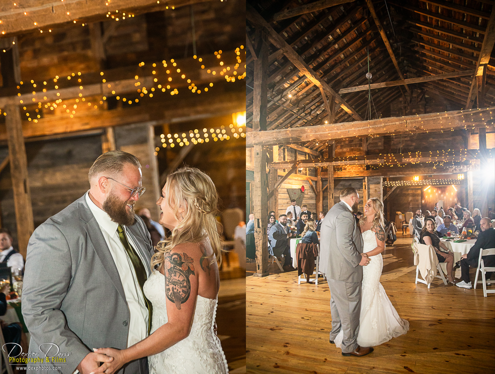 wedding photos at The Barn at Powers