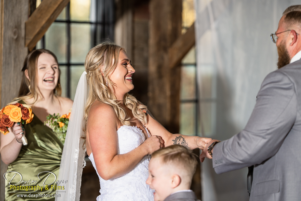 wedding photos at The Barn at Powers